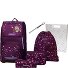 Ergoplus Schooltas set 8-delig variant dark red Ergoplus Schooltas set 8-delig variant dark red