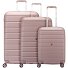 Relife 4 wielen Kofferset 3-delig met uitbreidingsplooi variant pink pastel Relife 4 wielen Kofferset 3-delig met uitbreidingsplooi variant pink pastel