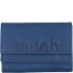 Lederen portefeuille 9,5 cm variant mittelblau Lederen portefeuille 9,5 cm variant mittelblau