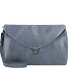  Fold Crossbody tas Leder 20 cm variant blau