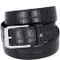  Zakelijke riem leer variant black | 105 cm