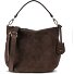 Juna Handtas Leer 33 cm variant dark brown Juna Handtas Leer 33 cm variant dark brown