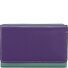  Medium Tri-fold Portemonnee I Leder 14 cm variant orchid