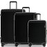  Logic Pro 4 wielen Kofferset 3-delig met uitbreidingsplooi variant black metallic