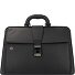 Zwarte vierkante aktetas Leer 37 cm variant black Zwarte vierkante aktetas Leer 37 cm variant black