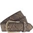  Sabia Riem Leer variant dunkelgrau-goldmetallic | 100 cm