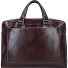  Blauwe Square Briefcase III Leder 40 cm Laptopcompartiment variant mahagonibraun