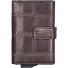  Fano C-Three Kredietkaart etui RFID-bescherming Leer 7 cm variant darkbrown