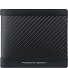  Carbon Portemonnee RFID Leer 11 cm variant black