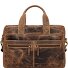  Vintage Koffer Leer 38 cm Laptop compartiment variant brown