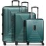  Essentials 14 4 wielen Kofferset 3-delig met uitbreidingsplooi variant pearl-green metallic