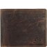  Vintage Portemonnee RFID Leer 12,5 cm variant braun