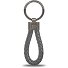  Keyring Sleutelhanger Leer 10 cm variant antracite