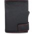 SecWal 2 Creditcard etui Portemonnee RFID Leer 9 cm variant schwarz-rot SecWal 2 Creditcard etui Portemonnee RFID Leer 9 cm variant schwarz-rot