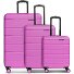 Munich 4.0 4-wiel kofferset, 3-delig met stretchvouw variant pink dull Munich 4.0 4-wiel kofferset, 3-delig met stretchvouw variant pink dull