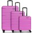  Munich 4.0 4-wiel kofferset, 3-delig met stretchvouw variant pink dull