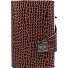  Click & Slide creditcard etui RFID leer 6,5 cm variant brown-silver