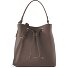  Bologna leeren crossbody-buideltas, leer, 25 cm variant taupe