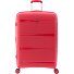  0800 4 wielen Trolley 76 cm met uitbreidingsplooi variant red
