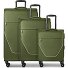  taska 4 wielen Kofferset 3-delig met uitbreidingsplooi variant olive