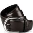  Zakelijke riem leer variant ebony | 85 cm