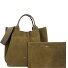  Essential Shopper Tas Leer 32 cm variant military