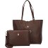 Rogersville omkeerbare shopper tas 31 cm variant cappuccino - plaid Rogersville omkeerbare shopper tas 31 cm variant cappuccino - plaid