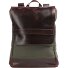 Annelotte Dagrugzak Leer 40 cm Laptop compartiment variant green-brown Annelotte Dagrugzak Leer 40 cm Laptop compartiment variant green-brown