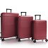  Zen 4 wielen Kofferset 3-delig met uitbreidingsplooi variant burgundy