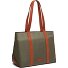  Otta Shopper Tas Leer 40 cm Laptop compartiment variant steel green