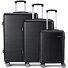  5330 4 wielen Kofferset 3-delig variant schwarz