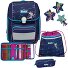  Geniale schooltas set 4st. variant blue star