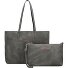  Shopper Tas 35 cm variant washed black-black