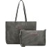  Shopper Tas 35 cm variant washed black-black