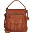  Zacht geweven Iris Schoudertas Leer 33 cm variant charming cognac