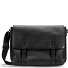  Memphis Aktetas Messenger Leer 38 cm Laptop compartiment variant black