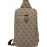  Milano schoudertas 33 cm variant beige-brown-blue
