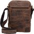  Vintage Schoudertas Leer 20 cm variant brown