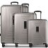  Essentials 14 4 wielen Kofferset 3-delig met uitbreidingsplooi variant coffee grey metallic