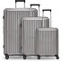  Collectie 01 4-wiel kofferset, 3-delig, met rekbare vouw variant grey-coffee metallic