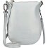 Bestie Mini tas Schoudertas Leer 15.5 cm met uitbreidingsplooi variant silver Bestie Mini tas Schoudertas Leer 15.5 cm met uitbreidingsplooi variant silver