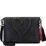  Herzweg Schoudertas Leer 29 cm variant black bean