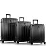  Xtrak 4 wielen Kofferset 3-delig met uitbreidingsplooi variant black
