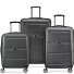 Comete + 4 wielen Kofferset 3-delig variant schwarz Comete + 4 wielen Kofferset 3-delig variant schwarz