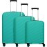 Burano 4 wielen Kofferset 3-delig met uitbreidingsplooi variant aqua Burano 4 wielen Kofferset 3-delig met uitbreidingsplooi variant aqua