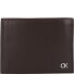  Metal CK Portemonnee RFID-bescherming Leder 13 cm variant dark brown