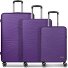 Dallas 3.0 4-wiel kofferset 3-delig met stretch plooi variant purple Dallas 3.0 4-wiel kofferset 3-delig met stretch plooi variant purple