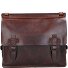  Aberdeen Boodschapper Leer 37 cm Laptop compartiment variant braun