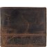  Klassieke portemonnee leer 12,5 cm variant brown