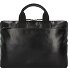  Buddy Koffer Leer 40 cm Laptop compartiment variant schwarz